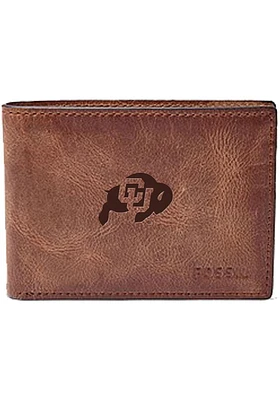 Colorado Buffaloes Front Pocket Mens Bifold Wallet
