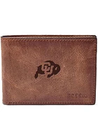 Colorado Buffaloes Front Pocket Mens Bifold Wallet