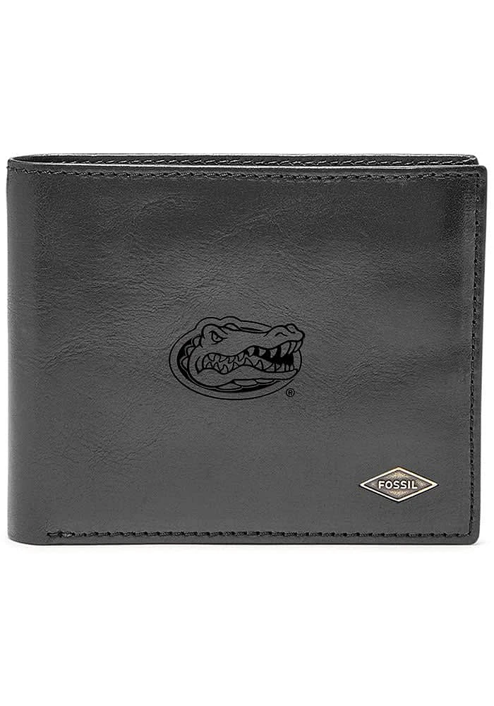 Florida Gators Leather FlipID Mens Bifold Wallet