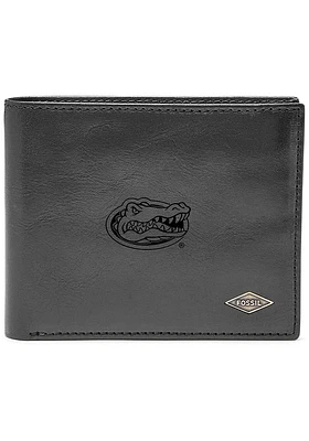 Florida Gators Leather FlipID Mens Bifold Wallet