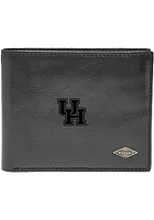 Houston Cougars Leather FlipID Mens Bifold Wallet