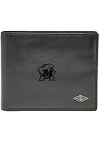 Maryland Terrapins Leather FlipID Mens Bifold Wallet