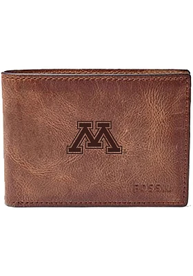 Minnesota Golden Gophers Front Pocket Mens Bifold Wallet