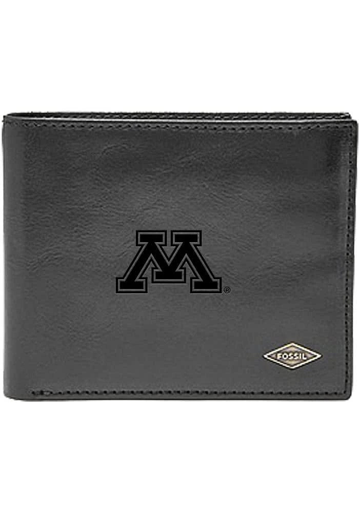 Minnesota Golden Gophers Leather FlipID Mens Bifold Wallet