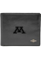 Minnesota Golden Gophers Leather FlipID Mens Bifold Wallet