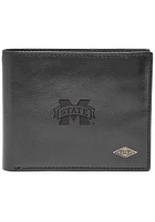 Mississippi State Bulldogs Leather FlipID Mens Bifold Wallet