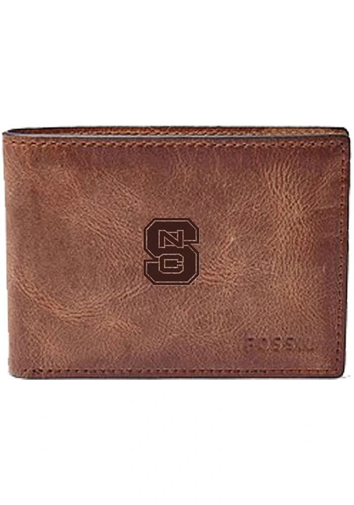 NC State Wolfpack Front Pocket Mens Bifold Wallet