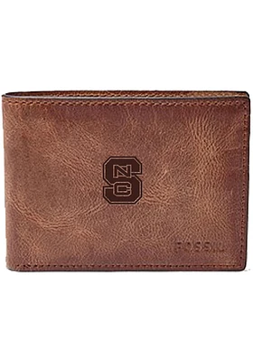 NC State Wolfpack Front Pocket Mens Bifold Wallet