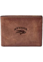 Nevada Wolf Pack Front Pocket Mens Bifold Wallet