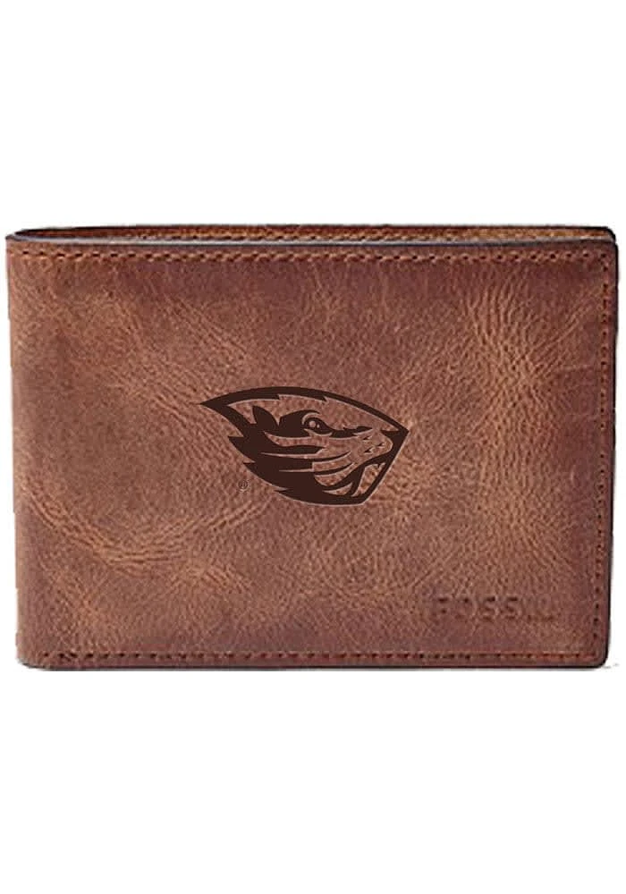 Oregon State Beavers Front Pocket Mens Bifold Wallet