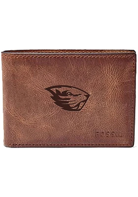 Oregon State Beavers Front Pocket Mens Bifold Wallet