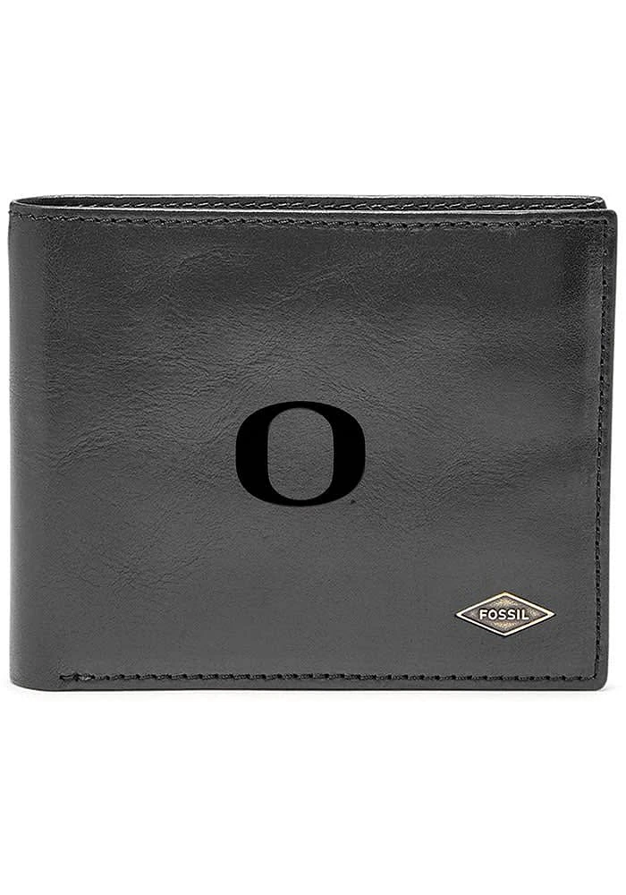 Oregon Ducks Leather FlipID Mens Bifold Wallet