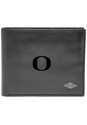 Oregon Ducks Leather FlipID Mens Bifold Wallet