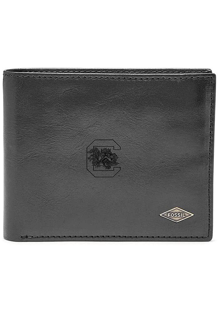 South Carolina Gamecocks Leather FlipID Mens Bifold Wallet