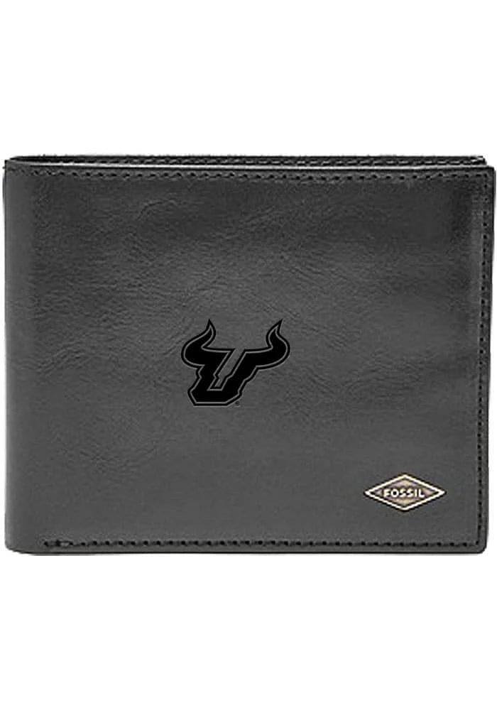 South Florida Bulls Leather FlipID Mens Bifold Wallet