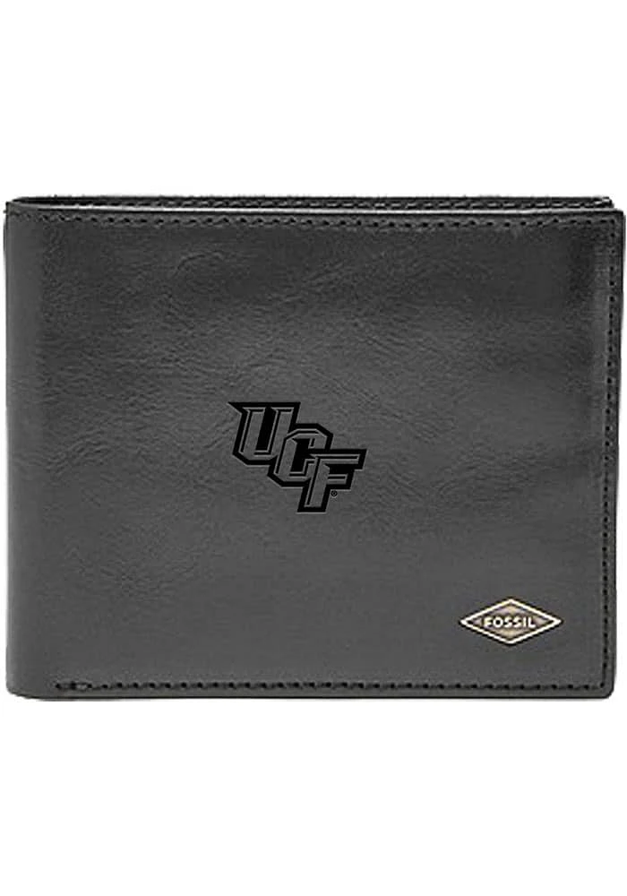 UCF Knights Leather FlipID Mens Bifold Wallet