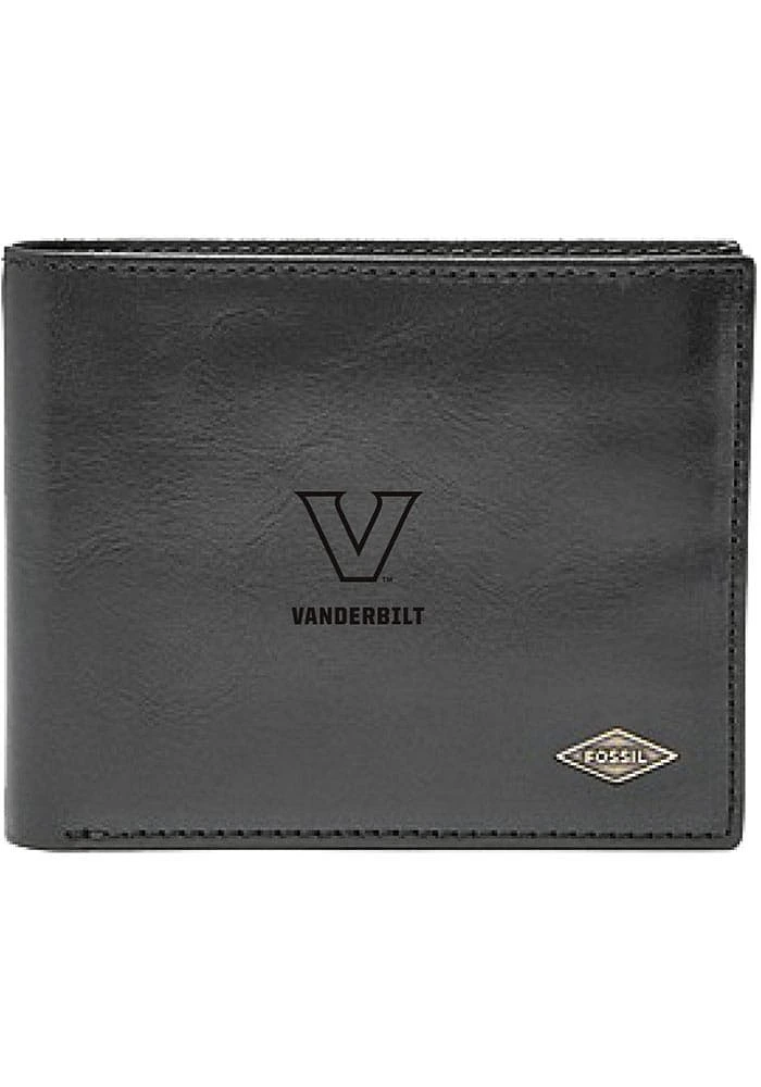 Vanderbilt Commodores Leather FlipID Mens Bifold Wallet