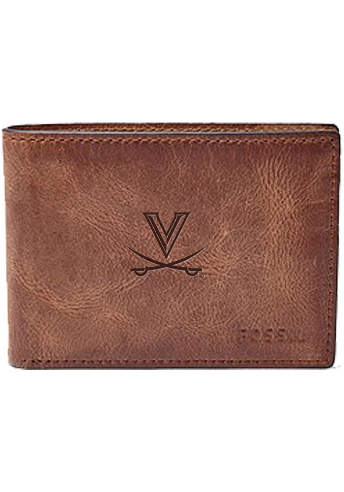 Virginia Cavaliers Front Pocket Mens Bifold Wallet