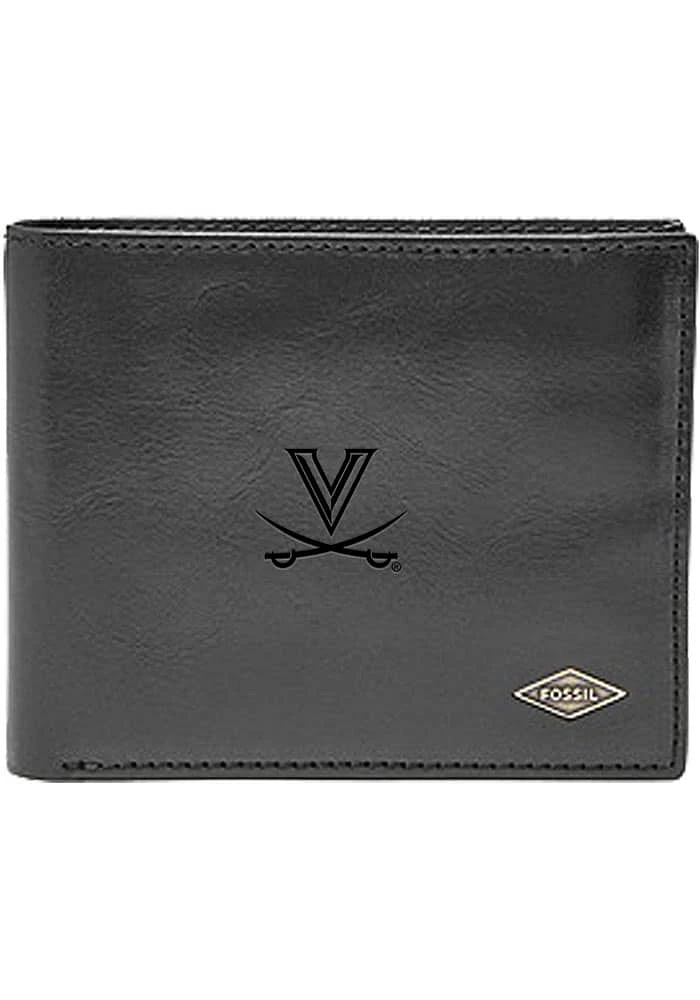Virginia Cavaliers Leather FlipID Mens Bifold Wallet