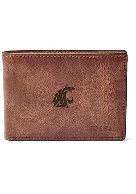 Washington State Cougars Front Pocket Mens Bifold Wallet