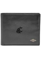 Washington State Cougars Leather FlipID Mens Bifold Wallet