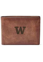 Washington Huskies Front Pocket Mens Bifold Wallet