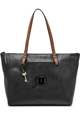 Utah Utes Leather Tote Womens Purse