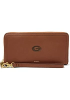 Georgia Bulldogs Leather Zip Around Womens Wallets