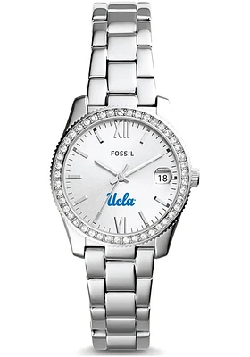Fossil UCLA Bruins Scarlette Mini Stainless Steel Classic Womens Watch