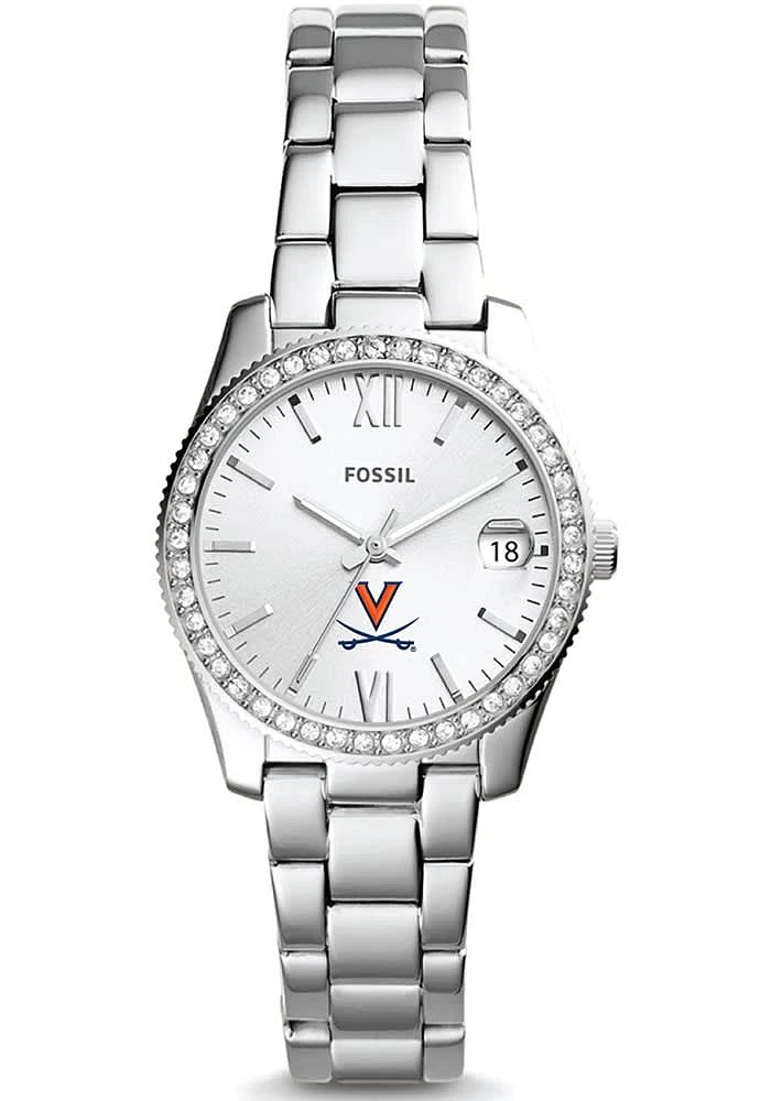 Fossil Virginia Cavaliers Scarlette Mini Stainless Steel Womens Watch