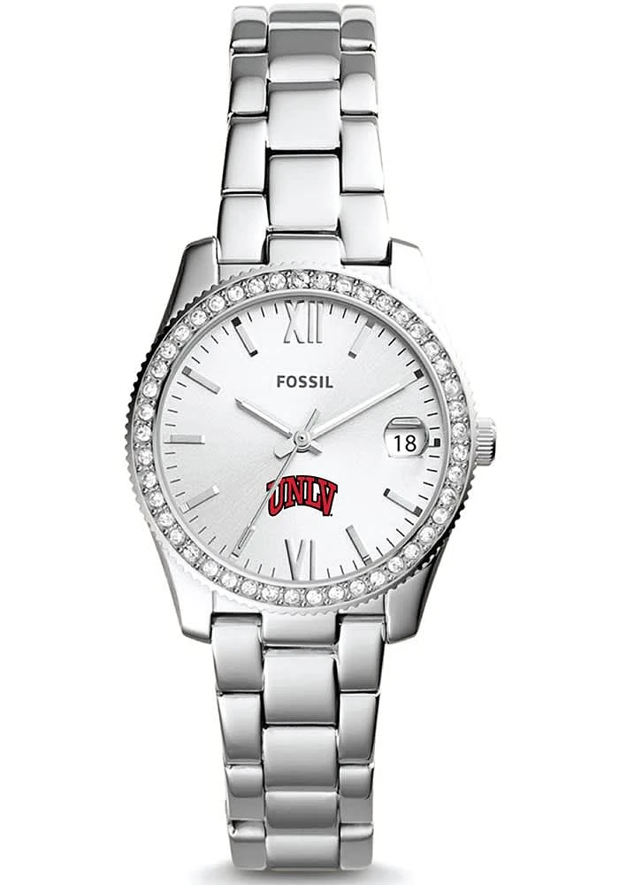 Fossil UNLV Runnin Rebels Scarlette Mini Stainless Steel Womens Watch