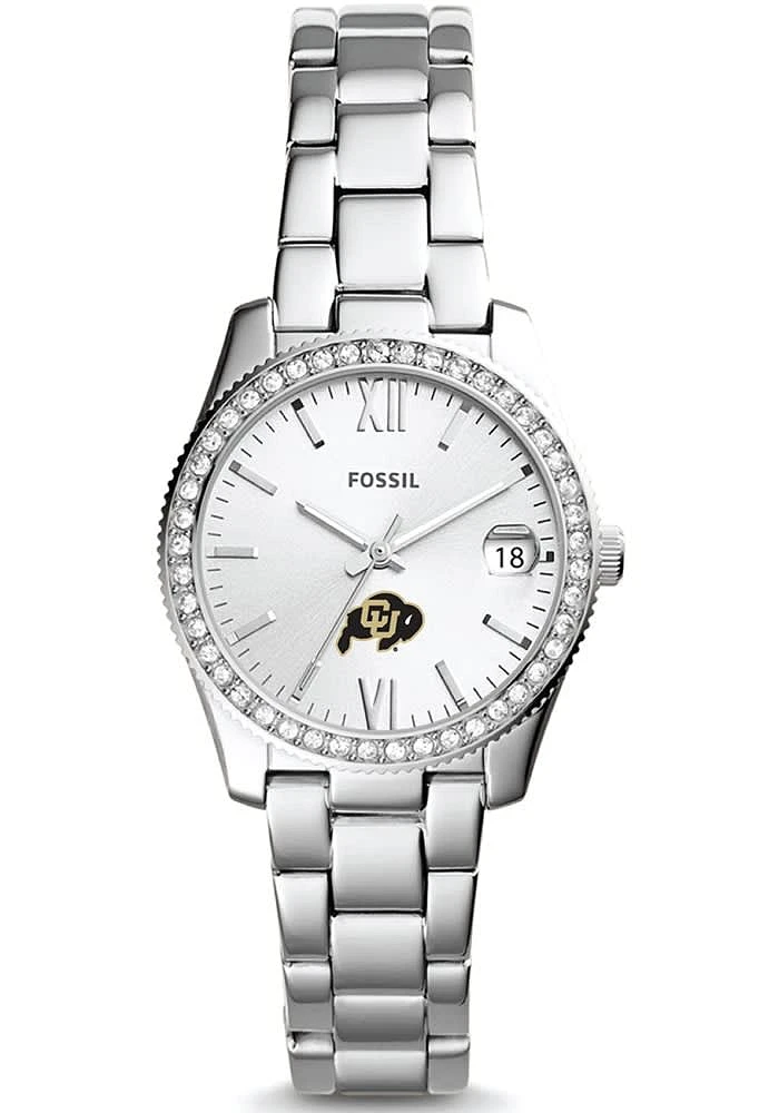 Fossil Colorado Buffaloes Scarlette Mini Stainless Steel Womens Watch
