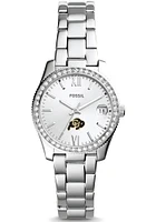 Fossil Colorado Buffaloes Scarlette Mini Stainless Steel Womens Watch