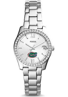 Fossil Florida Gators Scarlette Mini Stainless Steel Womens Watch