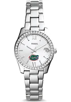 Fossil Florida Gators Scarlette Mini Stainless Steel Womens Watch