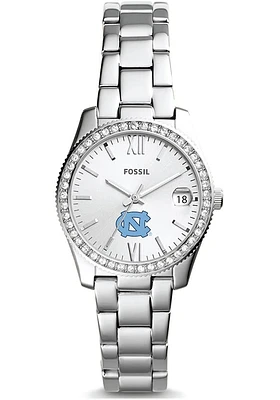 Fossil North Carolina Tar Heels Scarlette Mini Stainless Steel Womens Watch