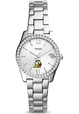 Fossil Oregon Ducks Scarlette Mini Stainless Steel Classic Womens Watch