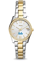 Fossil UCLA Bruins Scarlette Mini Stainless Steel Womens Watch