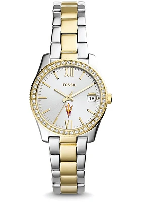 Fossil Arizona State Sun Devils Scarlette Mini Stainless Steel Womens Watch