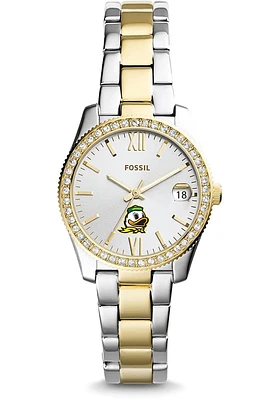 Fossil Oregon Ducks Scarlette Mini Stainless Steel Womens Watch