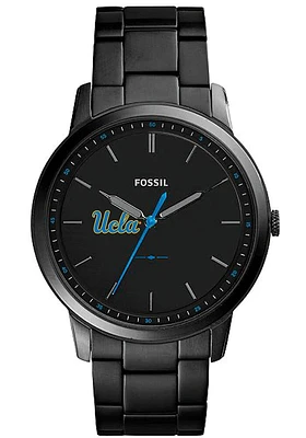 Fossil UCLA Bruins Minimalist Slim Stainless Steel Mens Watch