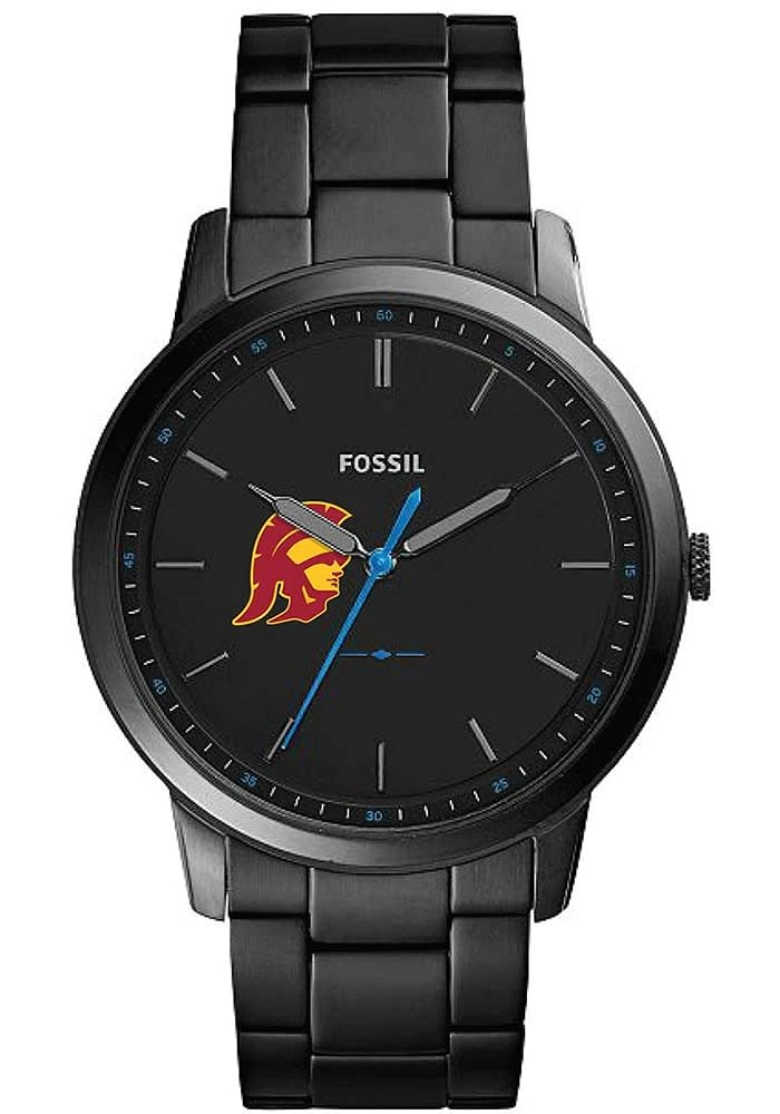 Fossil USC Trojans Minimalist Slim Stainless Steel Mens Watch