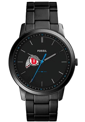 Fossil Utah Utes Minimalist Slim Stainless Steel Mens Watch