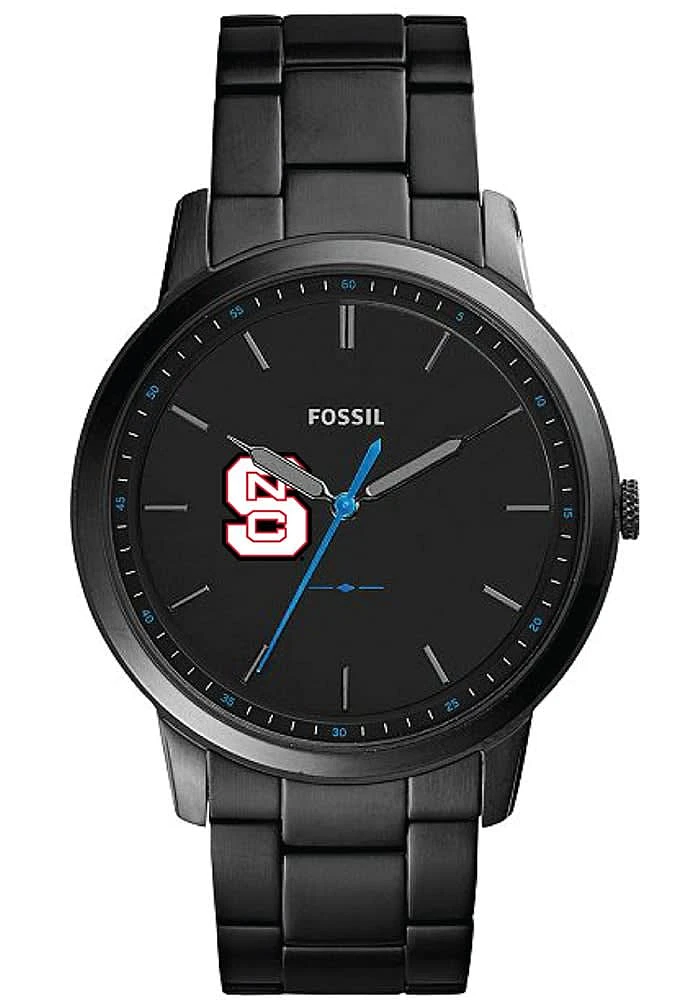 Fossil NC State Wolfpack Minimalist Slim Stainless Steel Mens Watch