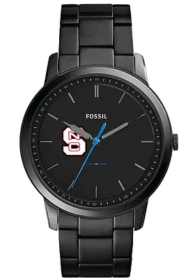 Fossil NC State Wolfpack Minimalist Slim Stainless Steel Mens Watch
