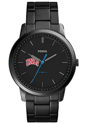 Fossil UNLV Runnin Rebels Minimalist Slim Stainless Steel Mens Watch