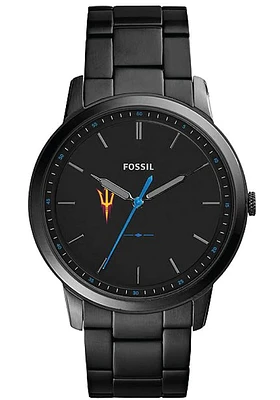 Fossil Arizona State Sun Devils Minimalist Slim Stainless Steel Mens Watch