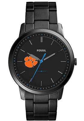 Fossil Clemson Tigers Minimalist Slim Stainless Steel Mens Watch