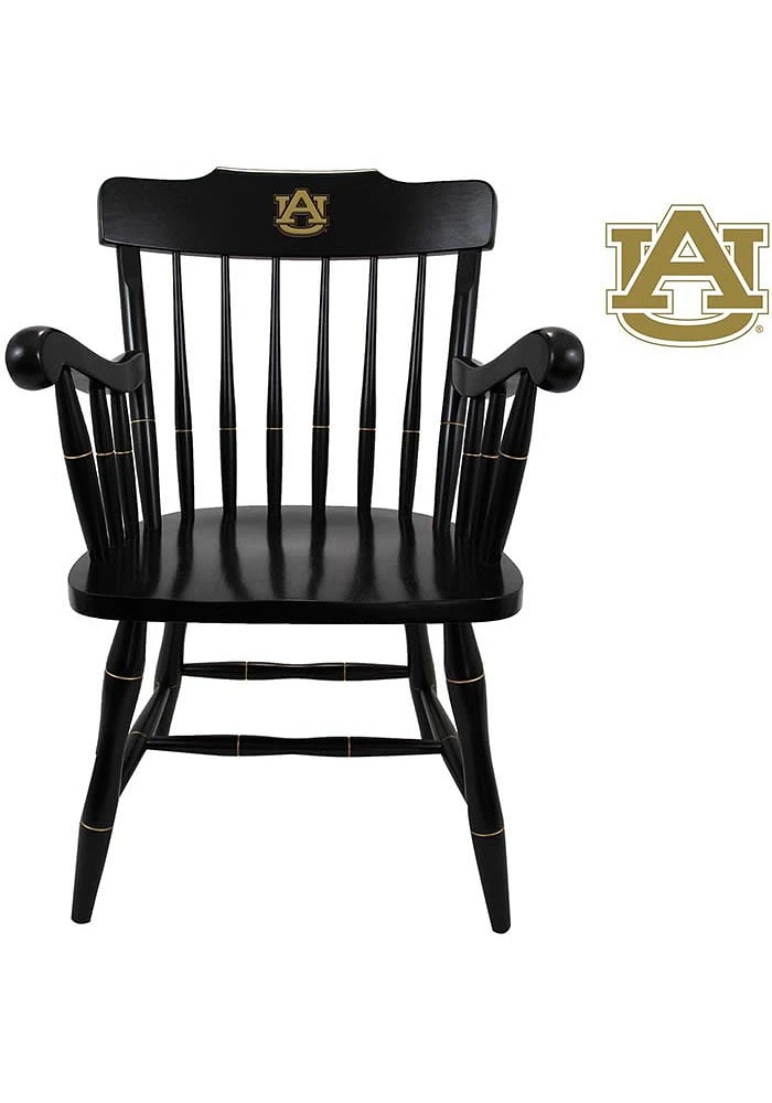 Auburn Tigers Office Captain Gold Logo Desk Chair