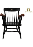 Oregon Ducks Office Captain Gold Logo Design Desk Chair - Brown